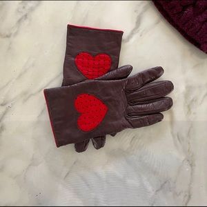 Authentic Vintage Moschino Leather Gloves